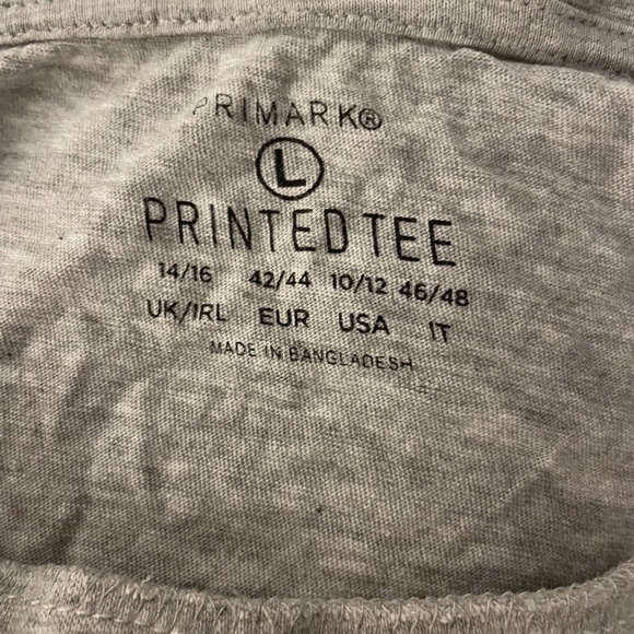Primark, Grey, L, T-shirt - Picture 2 of 2